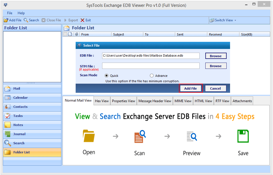 preview mdb file database