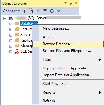 launch SSMS