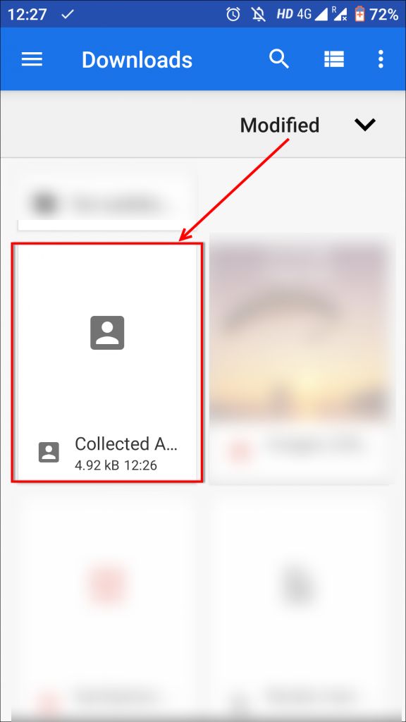 Browse Contact File