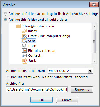 archive folders