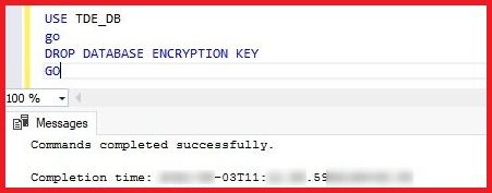 drop encryption key
