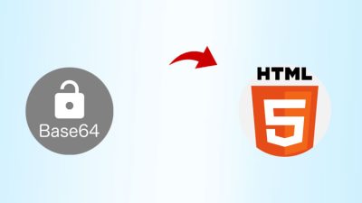 convert base64 to html