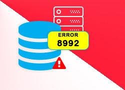 SQL Server Error 8992
