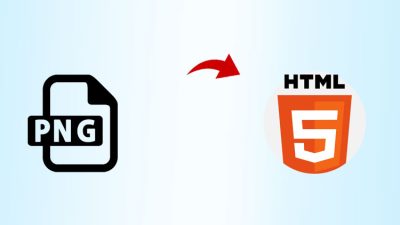 convert png to html