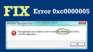 Error Code 0xc0000005