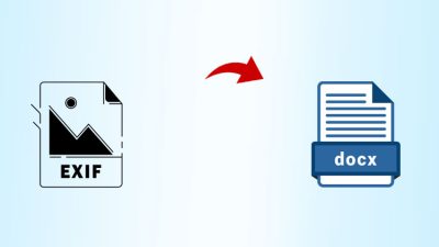 convert exif to docx