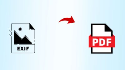 convert exif to pdf