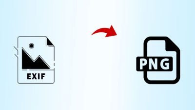 convert exif to png