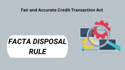 FACTA DISPOSAL RULE