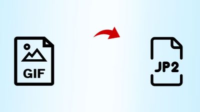 Convert GIF file to JP2