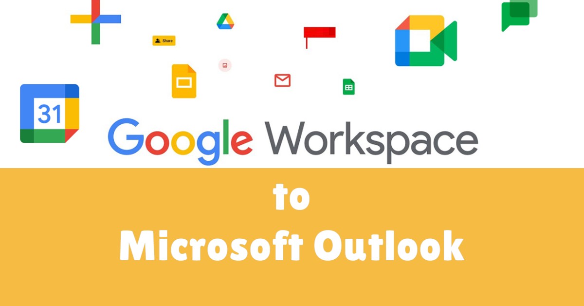 google workspace to outlook