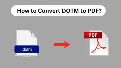 convert DOTM to PDF