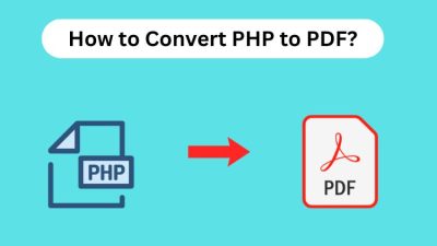 how to convert php to pdf