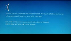 How do I fix Irql_not_less_or_equal error in Windows 10