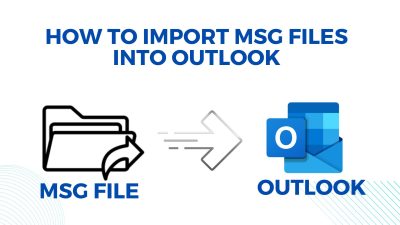 Import MSG files into Outlook