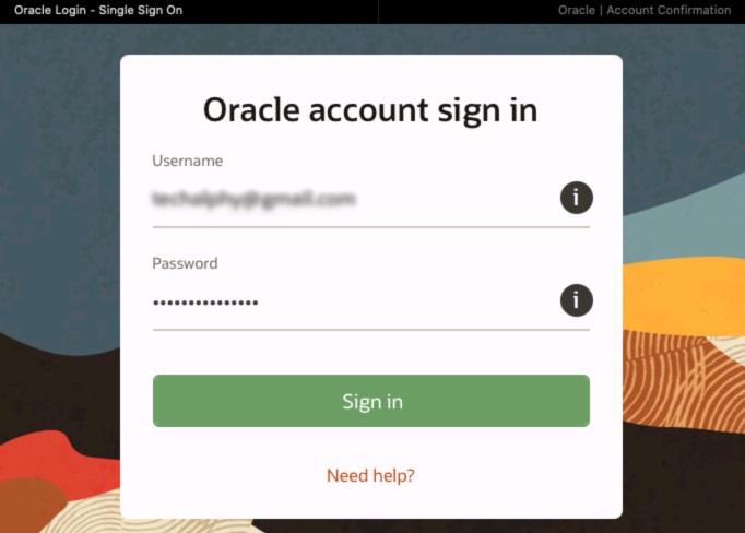 jdk 8 download sign-up in Oracle