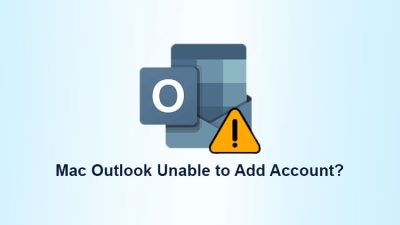mac outlook unable to add account
