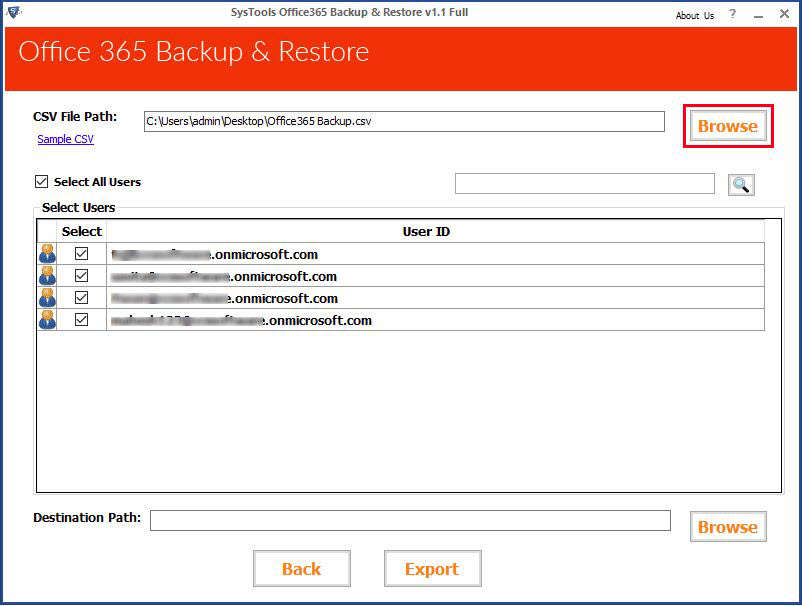 Office 365 Perangkat lunak cadangan kotak surat