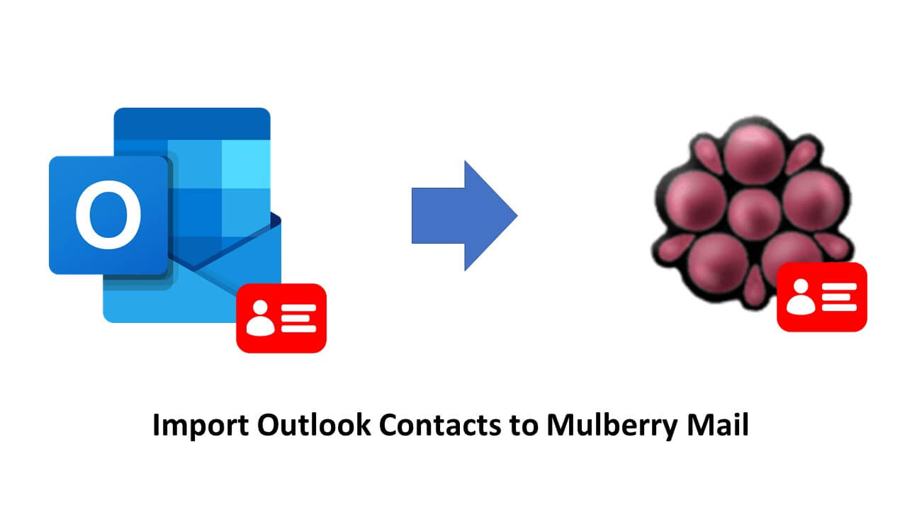 Import Outlook Contacts to Mulberry