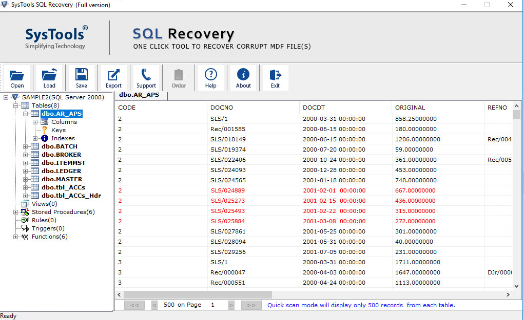 Bekijk SQL Database