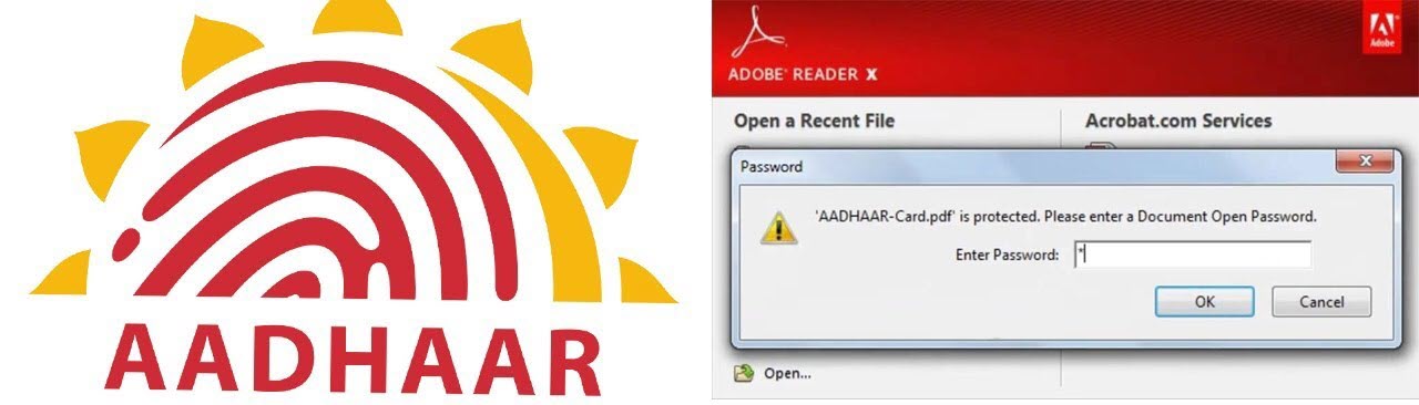 aadhaar card is password protected