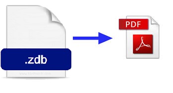 ZDB to PDF Converter