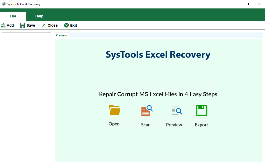 Excel sheet recovery