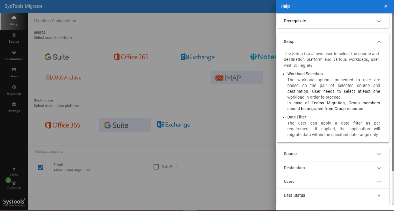 download the tool to transfer libero to gmail/gsuite