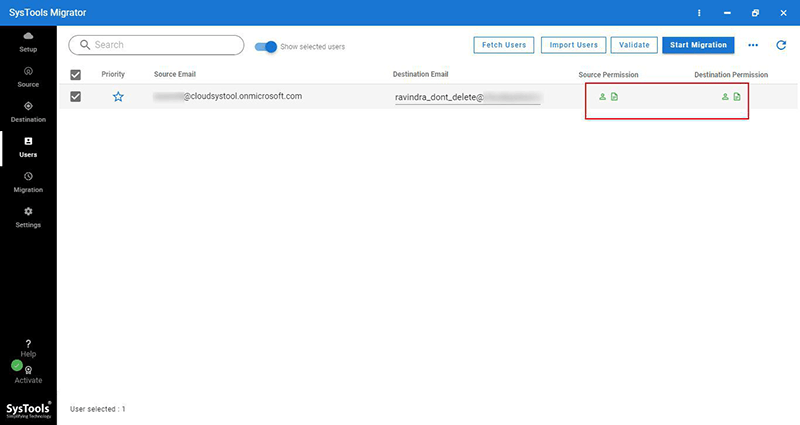 Start Migration