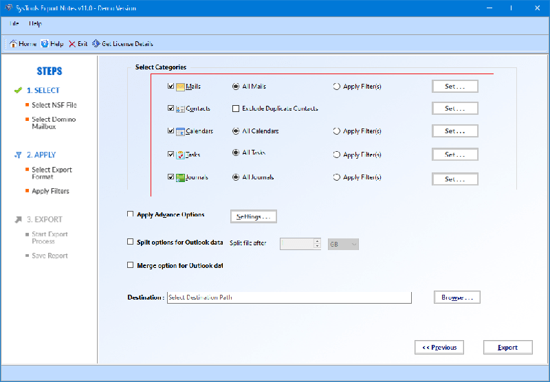 konverter Lotus Notes ke Outlook