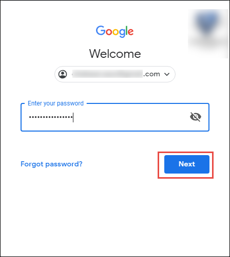 login Gmail account