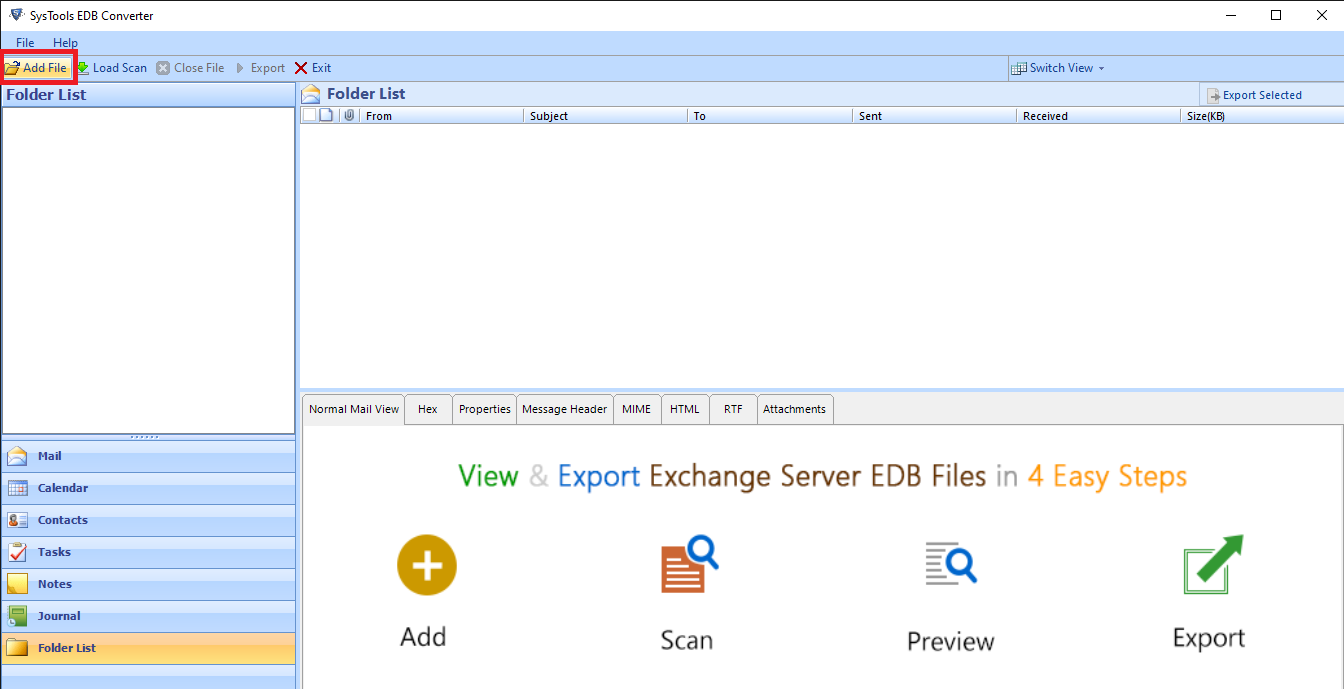 tool for exchange edb to pdf migration