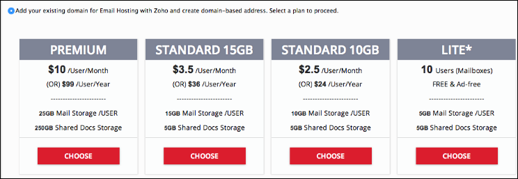 Choose Access Plan
