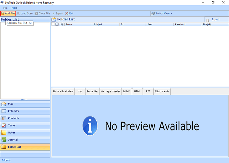 add file button