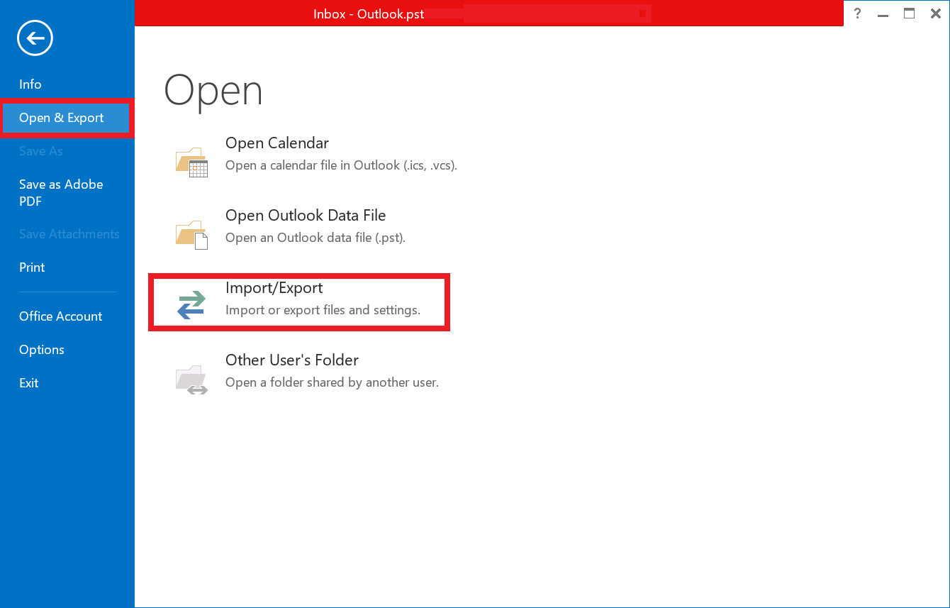 Import AOL Mail to Outlook