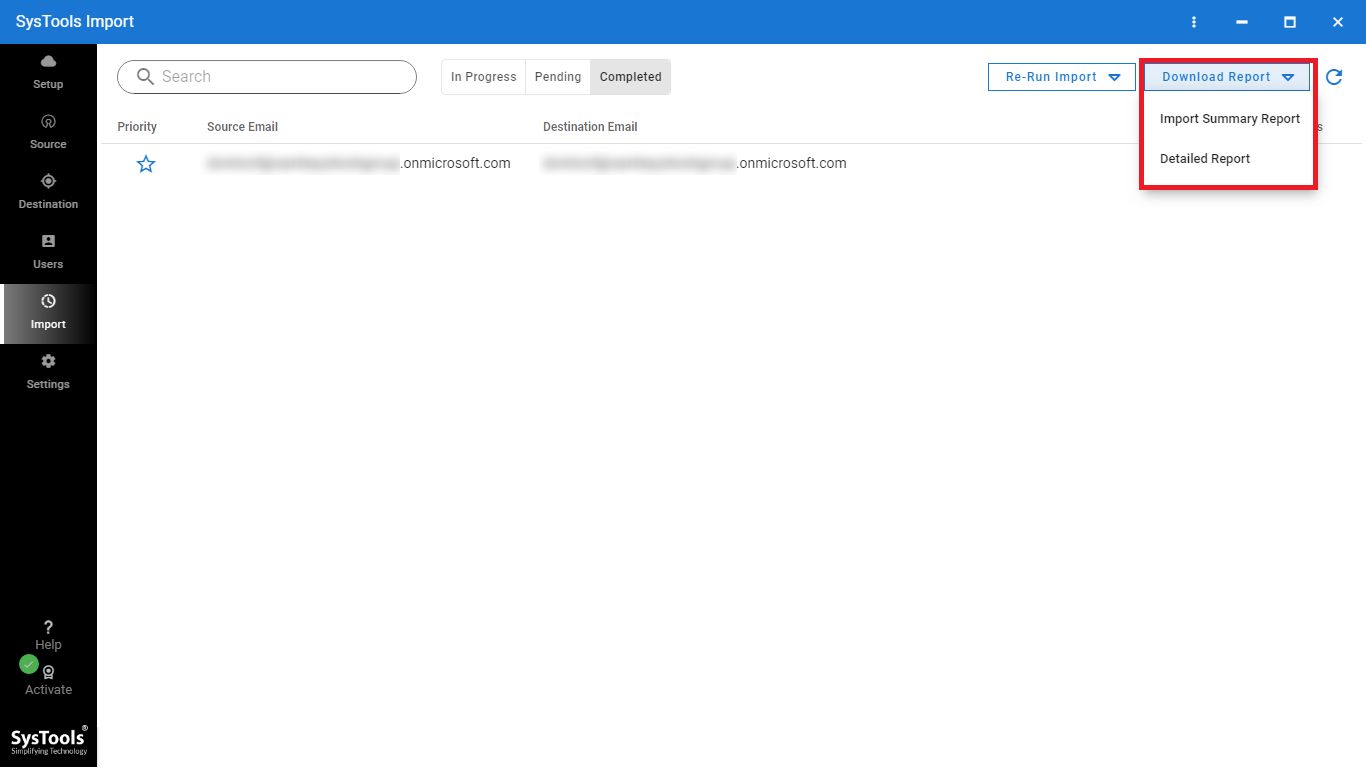 detailed report