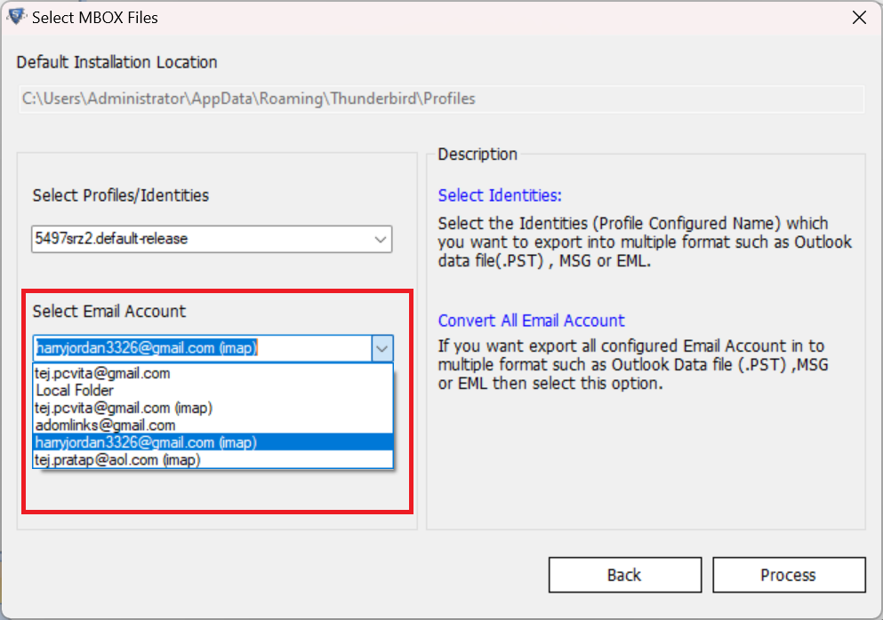 email account