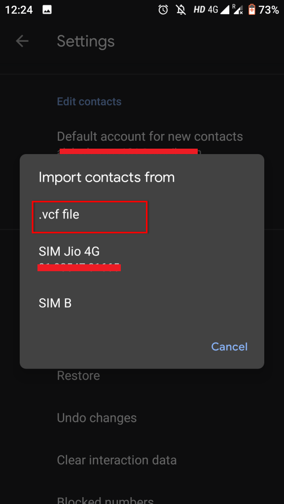 Transfer Contacts from Hotmail to Android