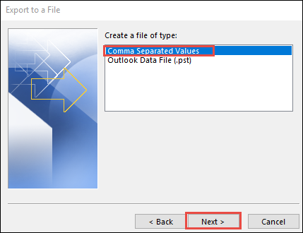export contacts from Outlook to Google contacts