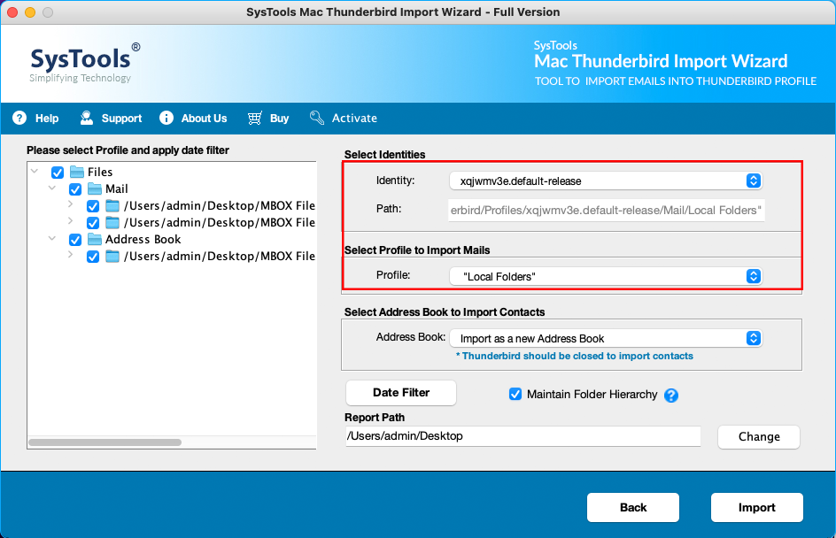 preview mbox file data