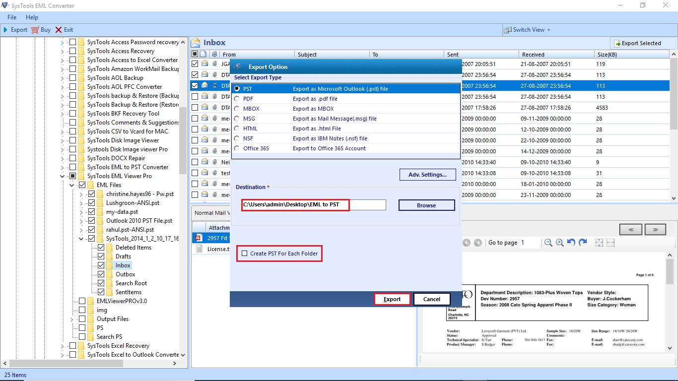 import EML to Outlook quickly