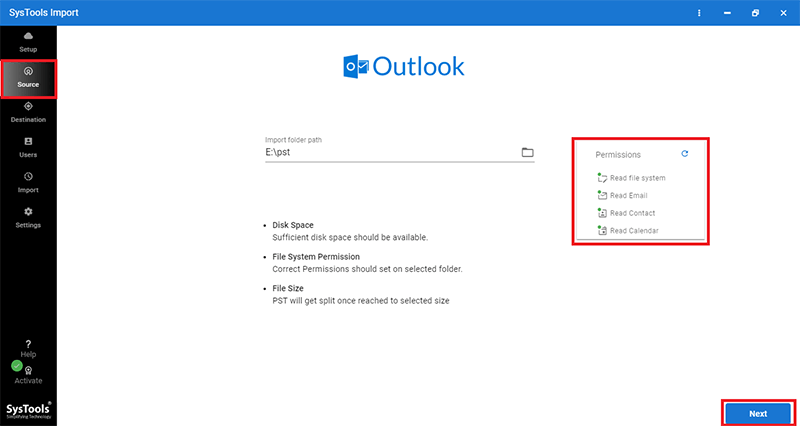 select import Options