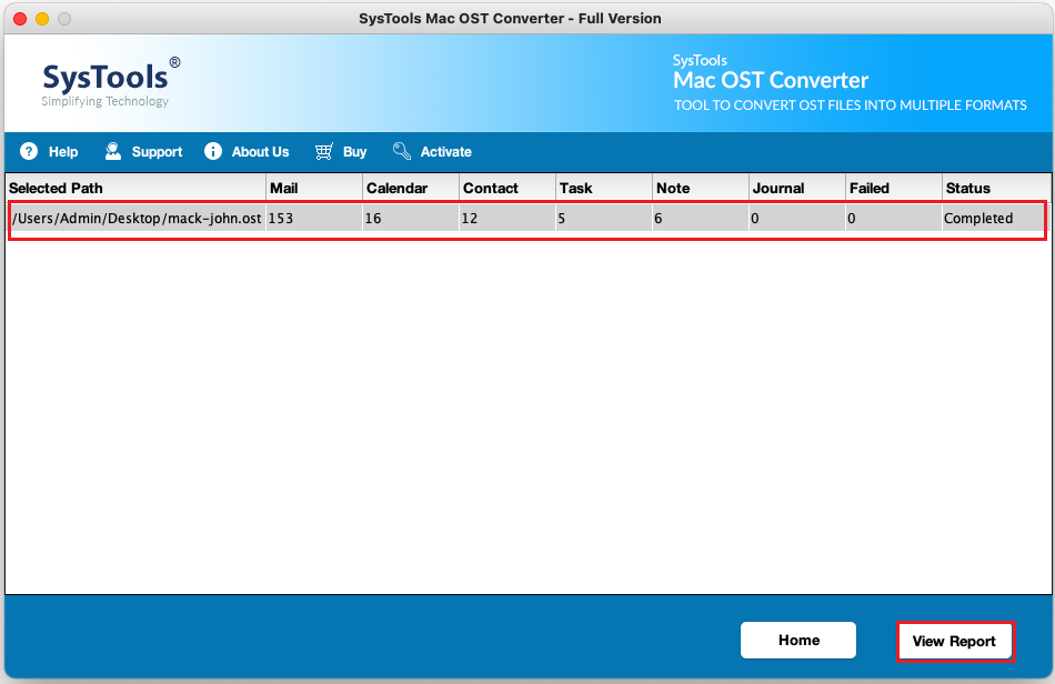 convert OST file