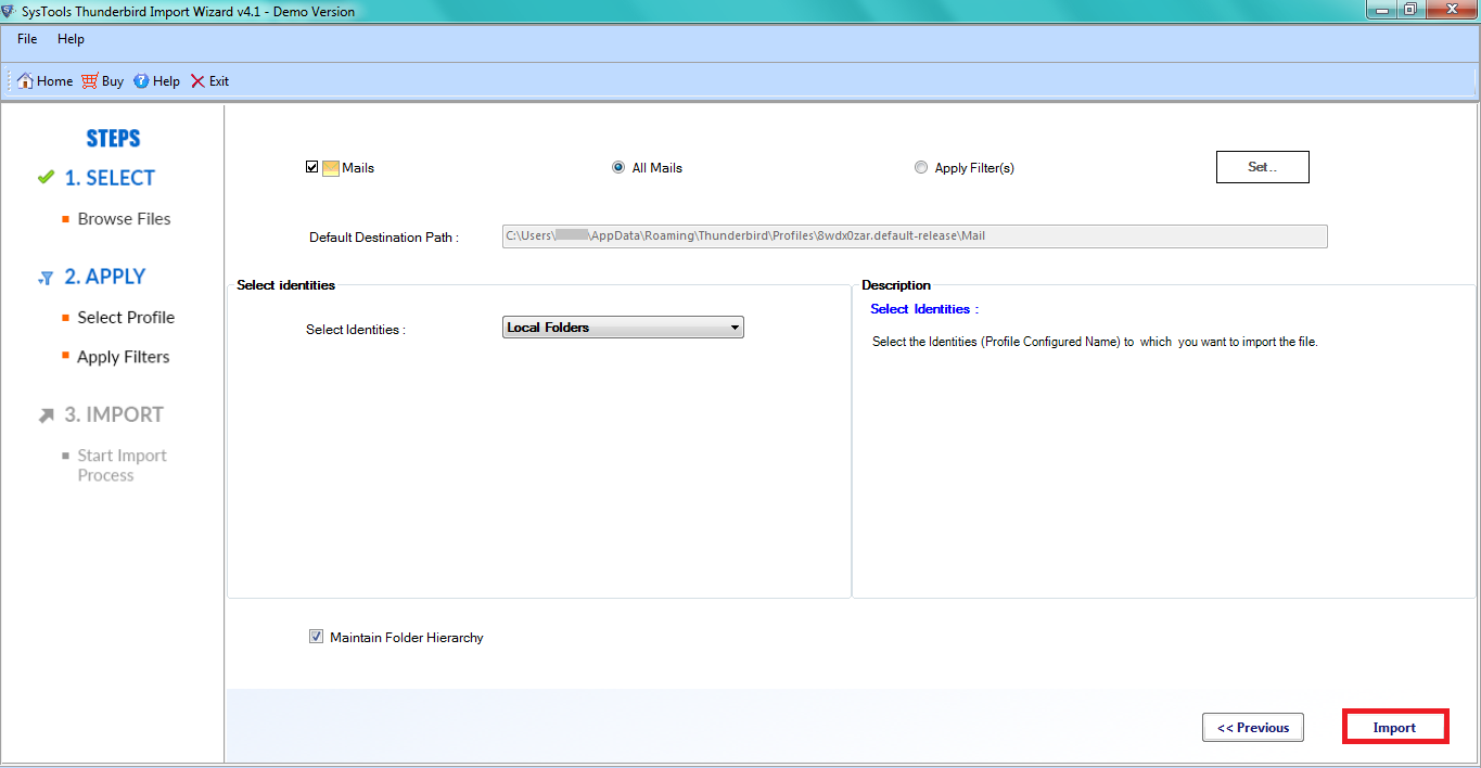 Thunderbird Import Tool