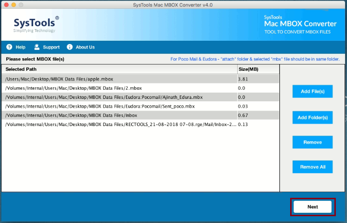 Select Entourage as source