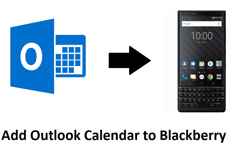 Add Outlook Calendar to Blackberry