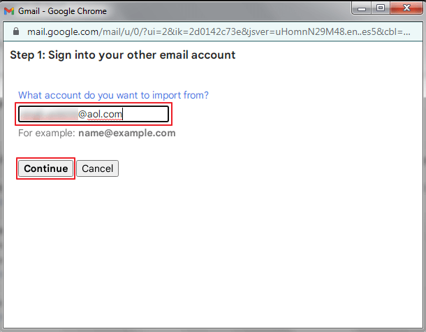AOL to Gmail
