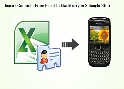 Import Contacts From Excel to Blackberry