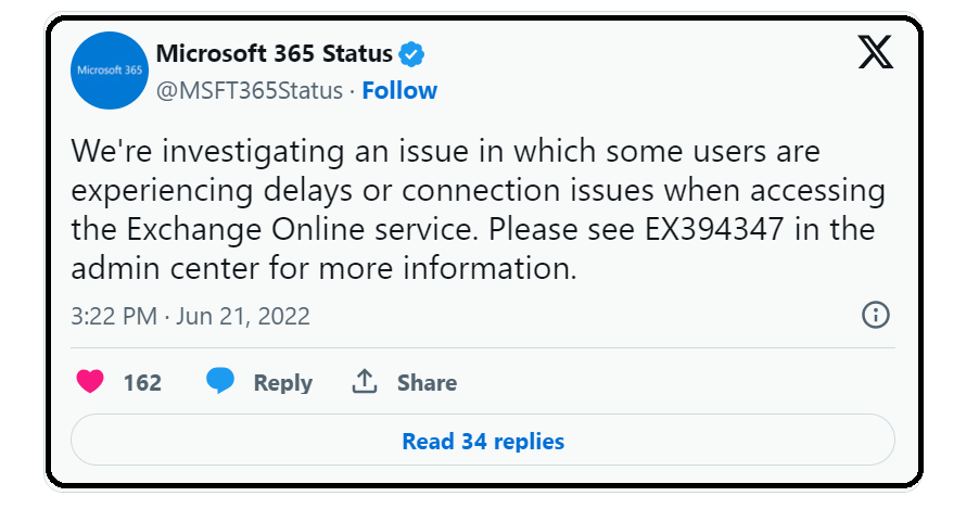 microsoft statement on Office 365 outrage