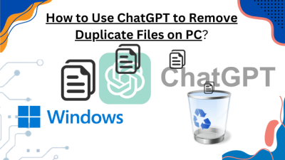 use chatgpt to remove duplicate files